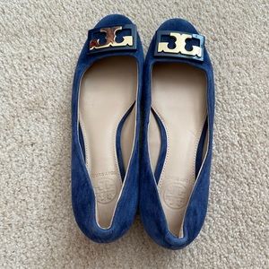 Tory Burch Suede Flat Shoes